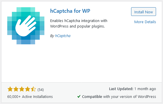 hcaptcha plugin